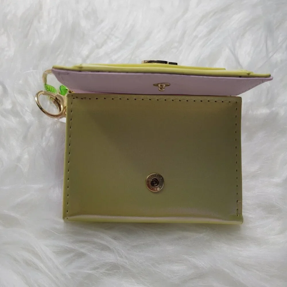 Claire's Lemon Trifold Wallet
